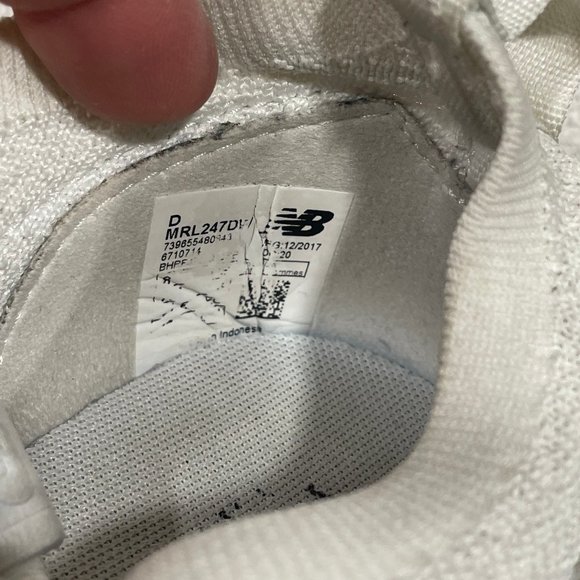 New Balance 247 White (sz 8) - Picture 3 of 3